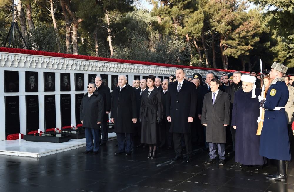 Президент Азербайджанської Республіки Ільхам Алієв вшанував пам'ять шехидів