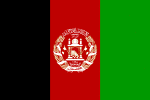 Флаг исламская Республика Афганистан