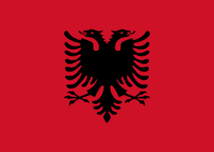 State flag of Albania