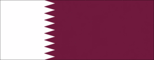 State flag of Qatar