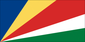 State flag of the Republic of Seychelles