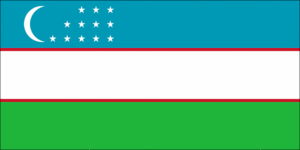 State flag of Uzbekistan