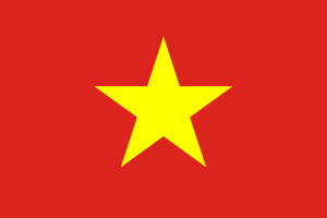 Флаг социалистической Республики Вьетнам в Украине