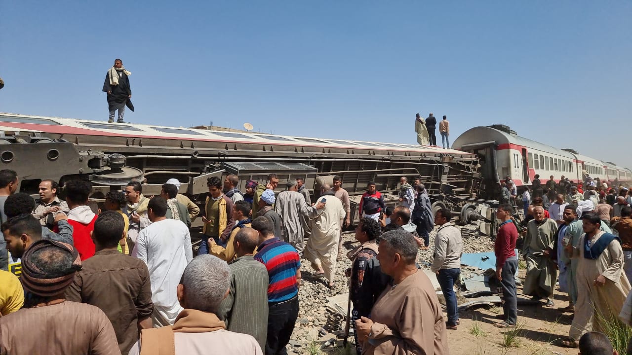 A train collision in Upper Egypt killed 32 people and injured 84 others