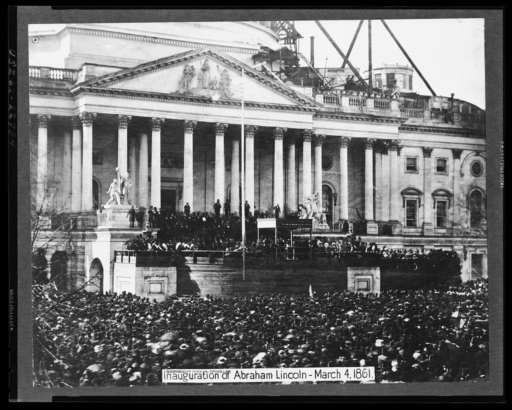 Библиотека Конгресса США: Инаугурация Авраама Линкольна - 4 марта, 1861г.