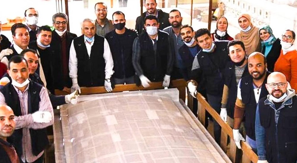 The Great Egyptian Museum received a unique artifact of Tutankhamun