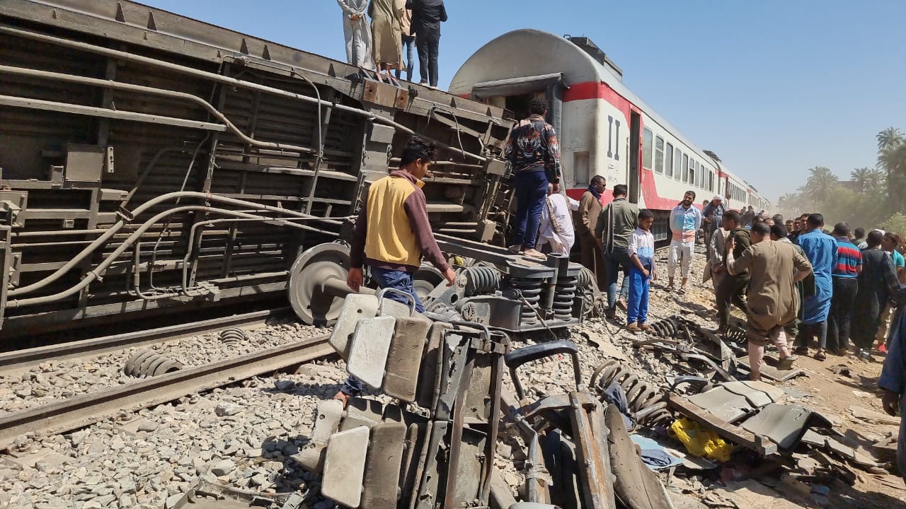 A train collision in Upper Egypt killed 32 people and injured 84 others