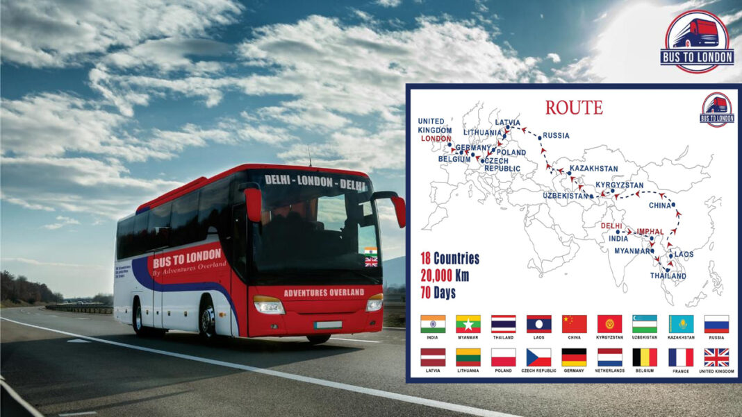 From London to Delhi in 70 days: the longest bus route in the world starts