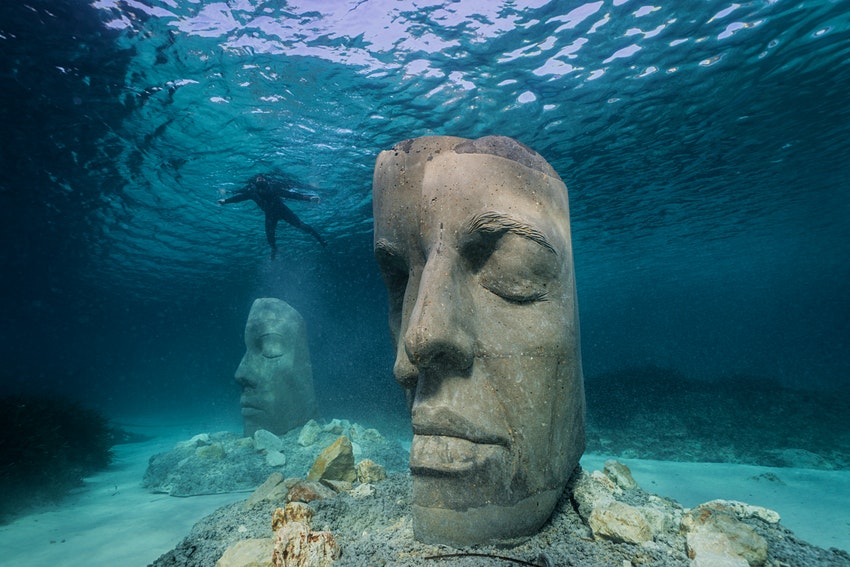 A museum of underwater art was opened in France