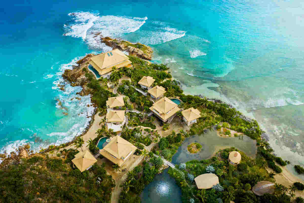 "Holiday as a billionaire" on the second private island of Richard Branson