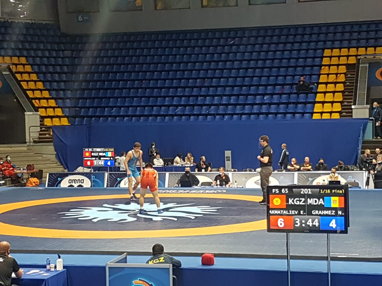 An international wrestling tournament took place in Kyiv