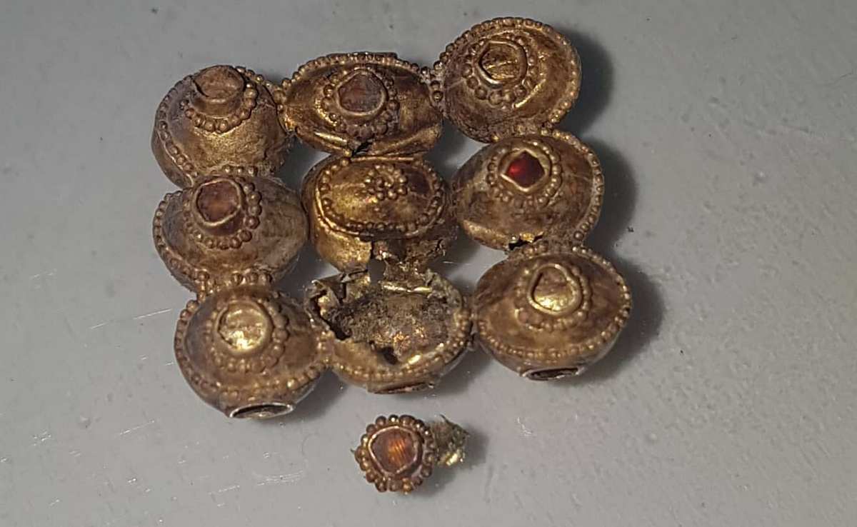 Tombs with Bronze Age gold have been found in eastern Georgia