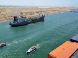 The largest dredger in the Middle East arrives in the Suez Canal (Video)