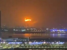 In the UAE, there was a powerful explosion in the port of Jebel Ali, Dubai