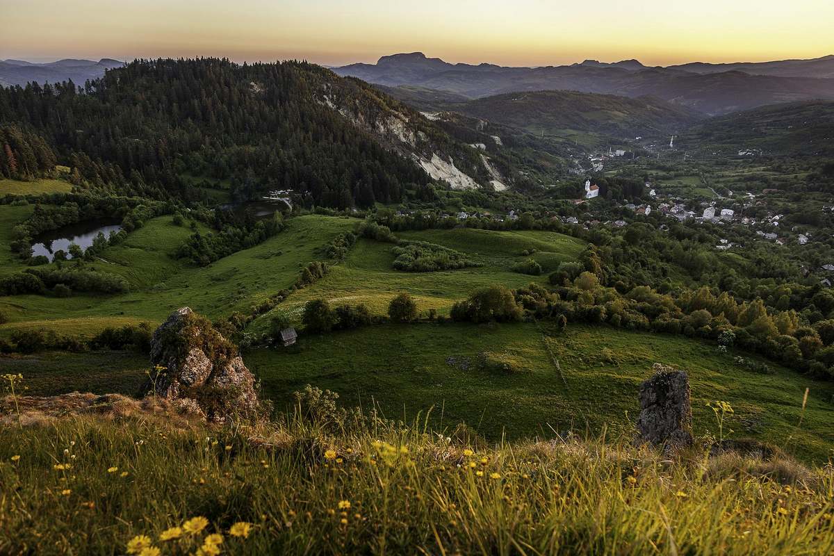 Горнодобывающий ландшафт Румынии углу Монтана внесен в список ЮНЕСКО
