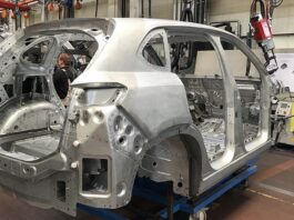 The initial assembly of the body of the domestic car of Turkey has been completed