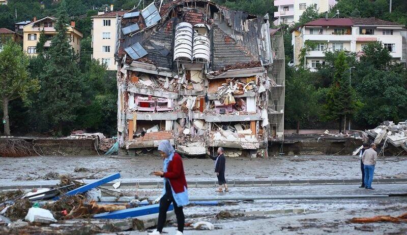 The number of flood victims in the Black Sea region of Turkey has reached 44