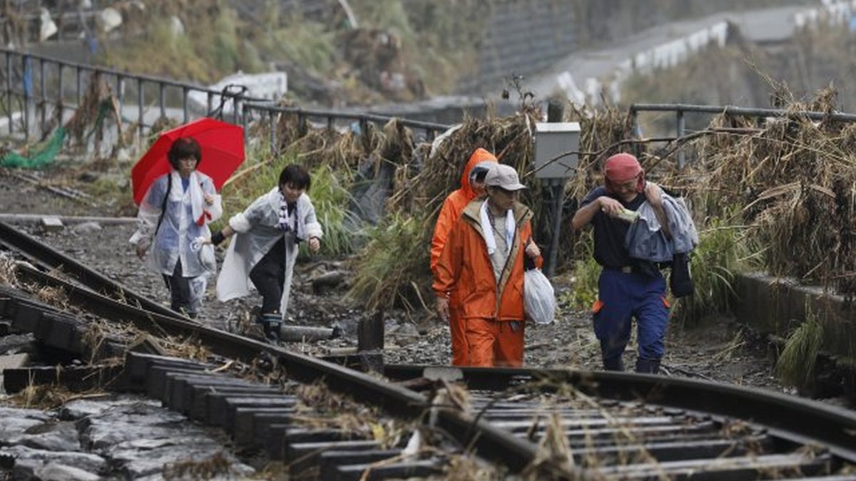 Heavy rains flooded Japan, evacuating nearly 3 million people