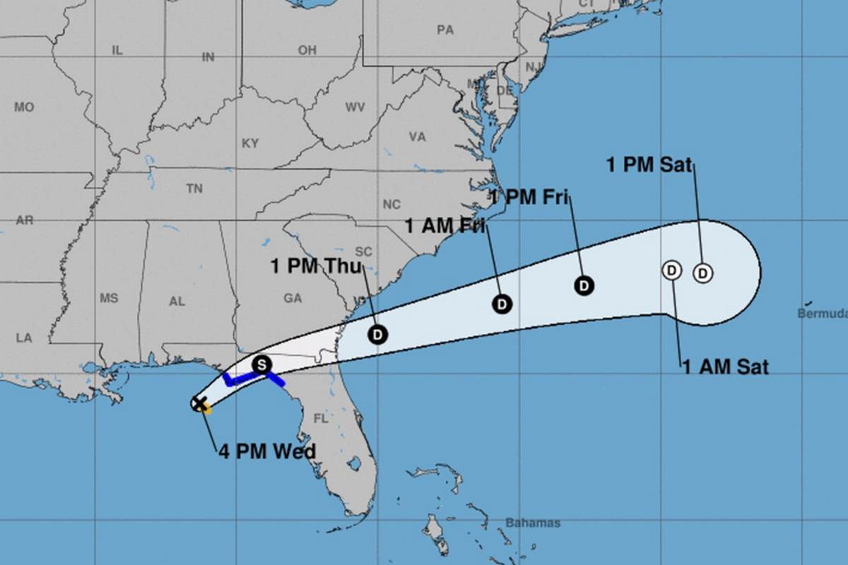 Тропічний шторм Мінді досяг Флориди
