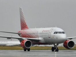 A passenger plane collided with a flock of birds and made an emergency landing in St. Petersburg