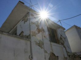 Село, пострадавшее от землетрясения на острове Крит, опустилось на 15 сантиметров