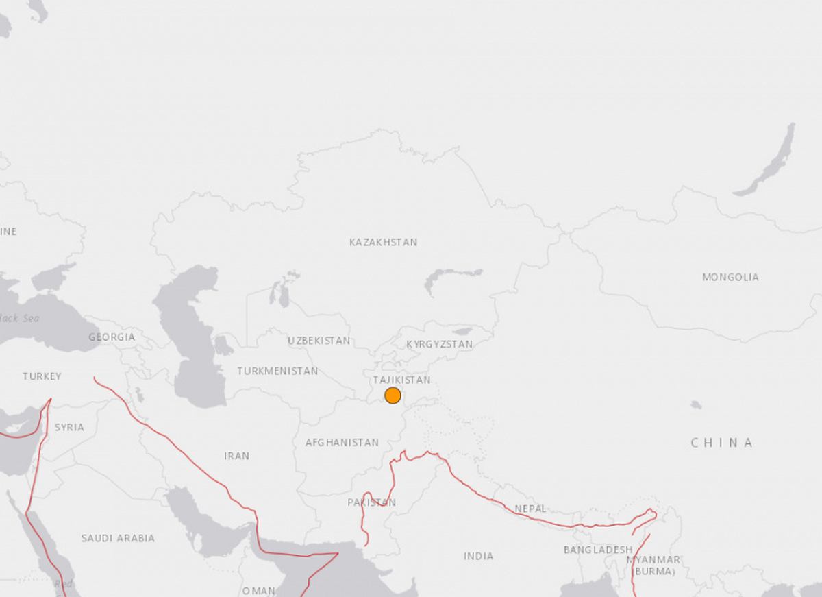 Afghanistan was shaken by a magnitude 5 earthquake