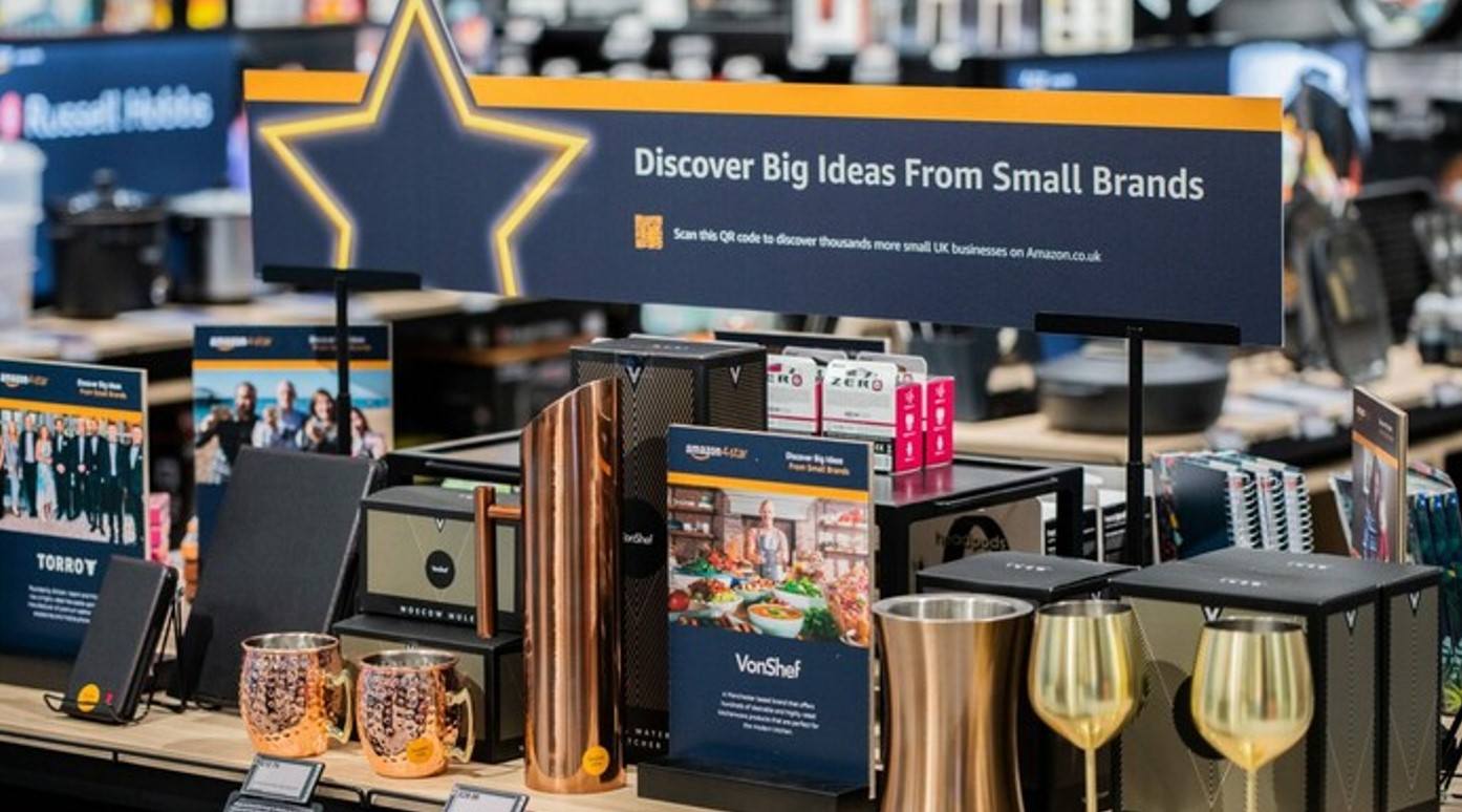 Amazon has opened its first non-food store outside the United States