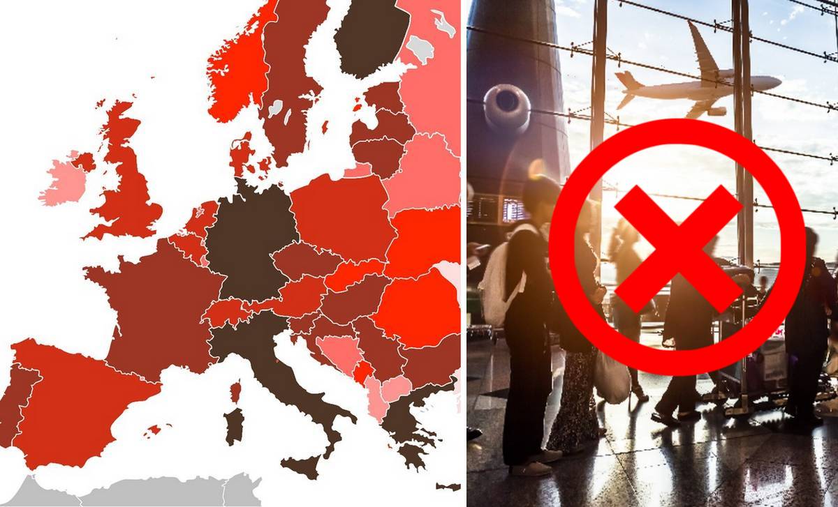 ЄС назвав країни, куди не треба їхати на новорічні свята: нова карта Європи стала темно-червоною
