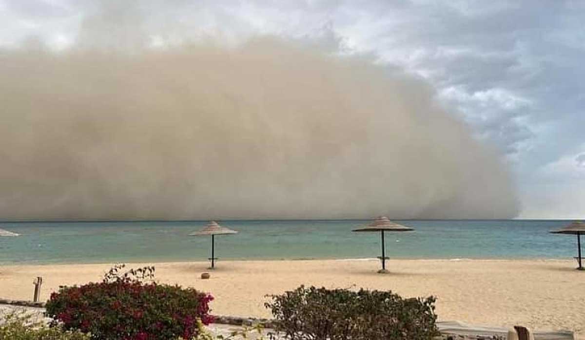 Піщана буря та зниження температури – Єгипет останні 2 дні опинився у владі негоди