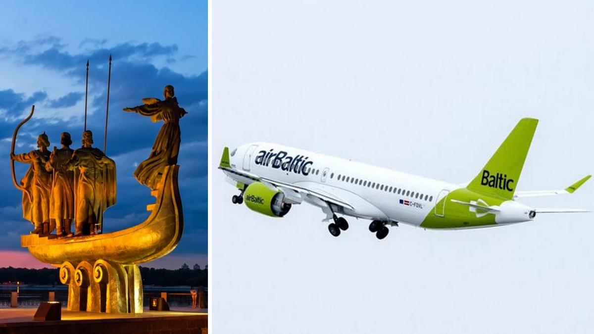 AirBaltic додає додаткові рейси до Києва, оскільки інші авіакомпанії скасовують послуги