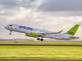 airBaltic зупиняє нічні посадки літаків в Україні через зростання напруженості