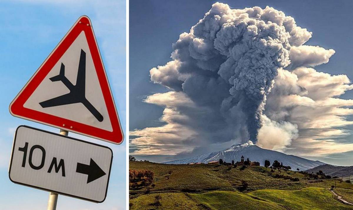 Найвищий вулкан Європи почав виверження, перериваючи попелом авіасполучення