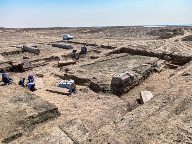 Археологи обнаружили греко-римский храм Зевса в Тель-эль-Фарама