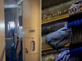 Вода, що хлинула зі стелі літака, налякала пасажирів і викликала паніку