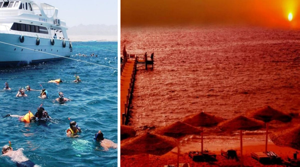 У Єгипті почервоніла вода на пляжах Хургади: туристи шоковані