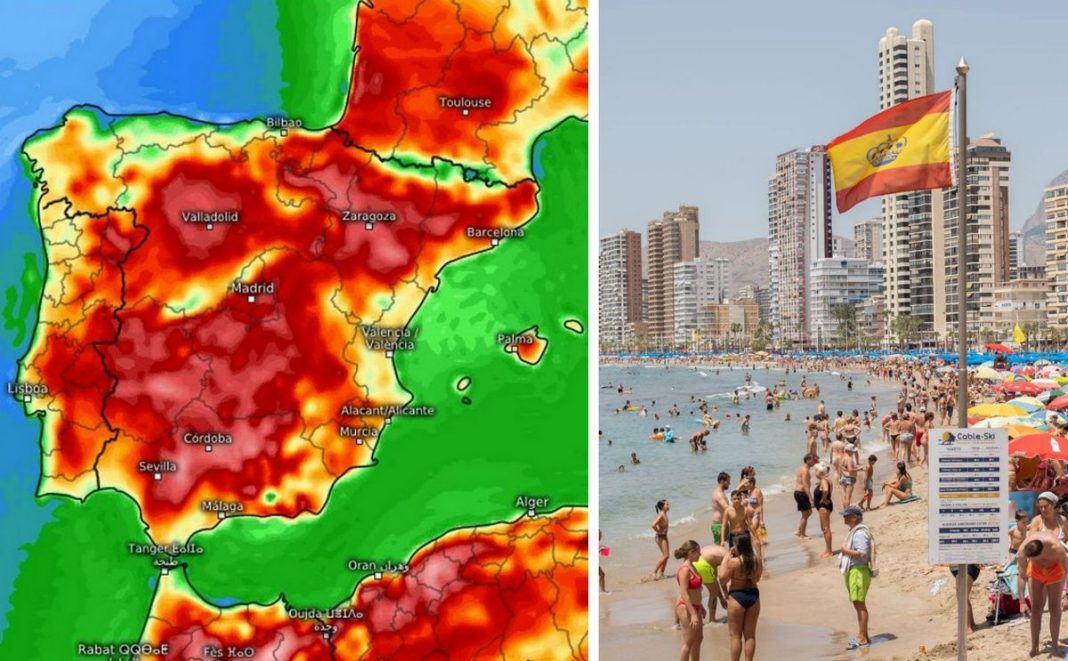 На півночі Іспанії оголошено червоний код спекотної погоди