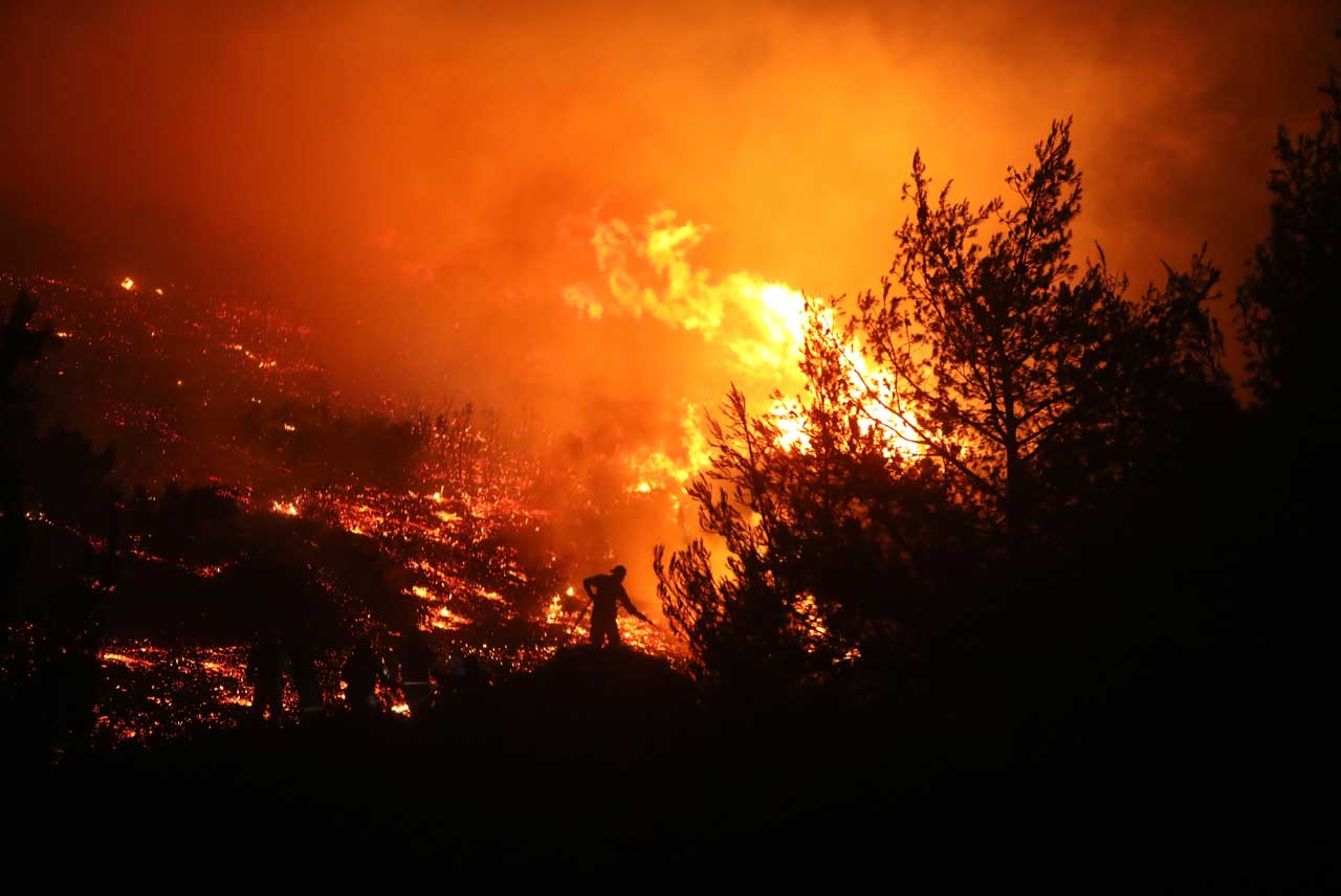 В Европе из-за температурных рекордов, лесных пожаров и смерте, туристов просят проявлять крайнюю осторожность