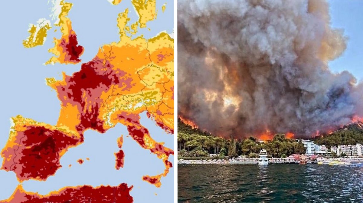 Курорти Середземномор'я охопили пожежі