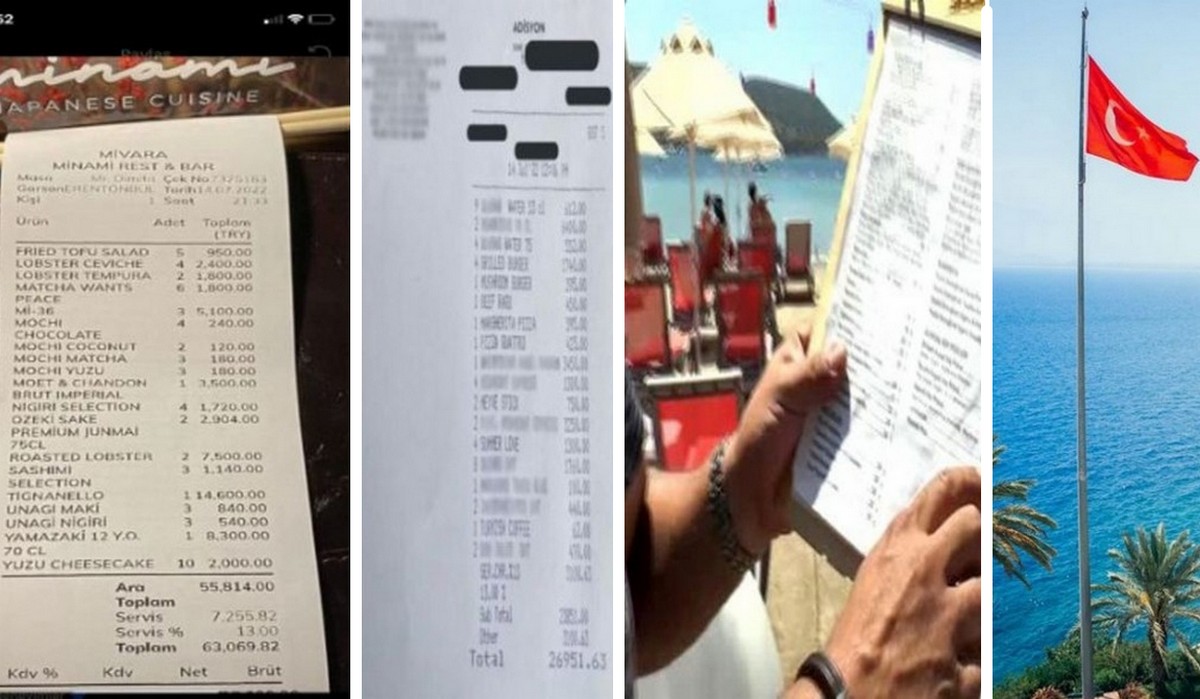 Обман туристів у Туреччині набирає обертів: виставлено рахунок у 27 тисяч за гамбургер, піцу та склянку води