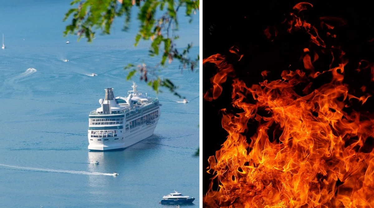 У Швеції спалахнув пором, на борту якого перебувало понад 300 осіб