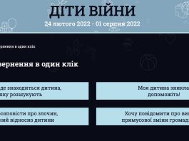 В Україні запустили платформу з пошуку зниклих безвісти та депортованих дітей