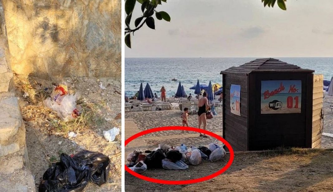 Головний пляж найпопулярнішого у туристів курорту Туреччини перетворився на смітник