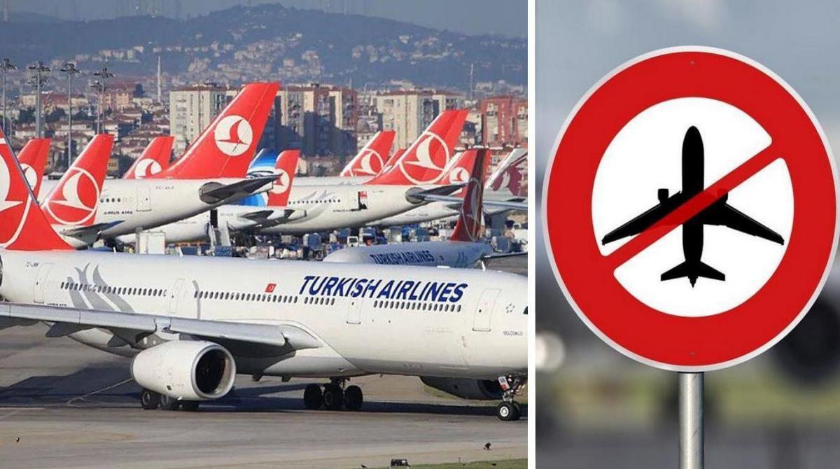 «Турецькі авіалінії» скасували рейси в Росію до кінця 2022 року