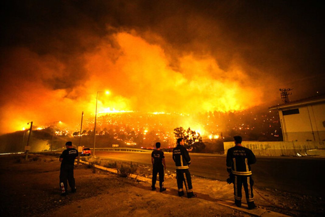 У Туреччині понад 1000 людей евакуйовано через природну пожежу