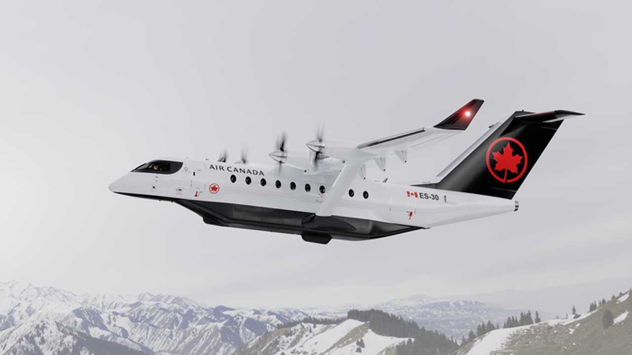 Авіакомпанія Air Canada перейде на електричні літаки-гібриди