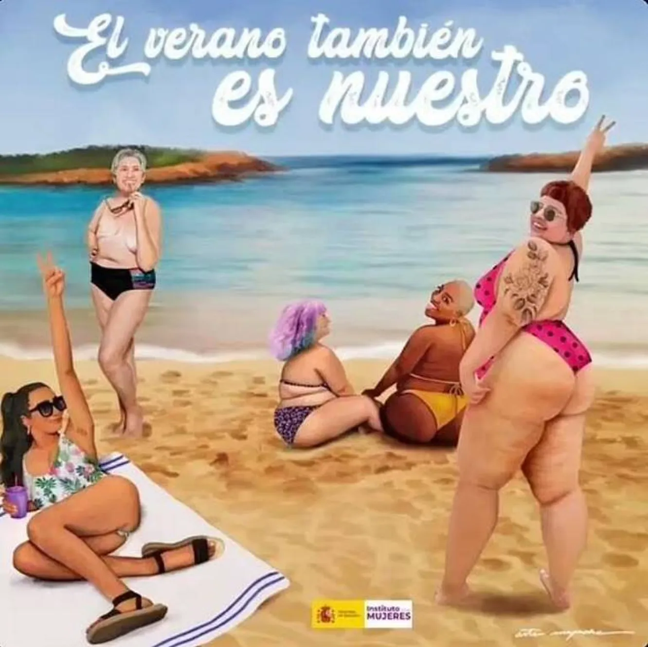 Spanish authorities ask girls to swim topless in public places