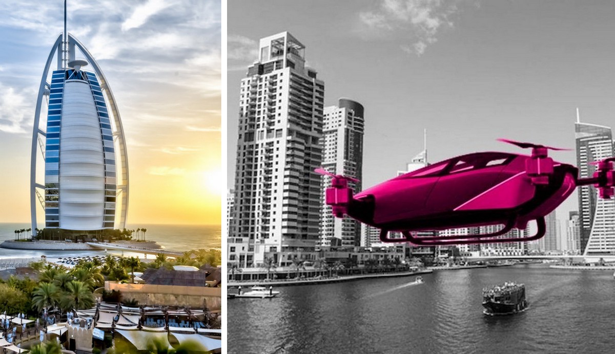 Електромобілі, що літають: в ОАЕ для туристів почне працювати новий вид таксі з фільму П'ятий елемент