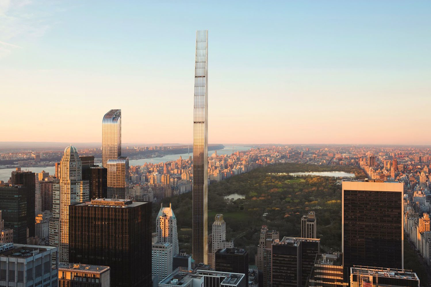 У Нью-Йорку добудувано найтонший хмарочос у світі