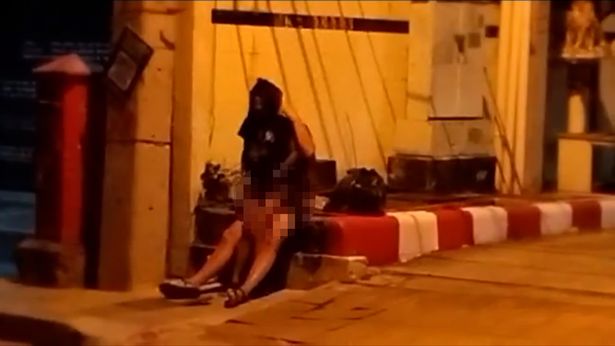 Drunk tourist had sex in public in Thailand and was caught on video