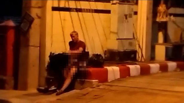 Drunk tourist had sex in public in Thailand and was caught on video